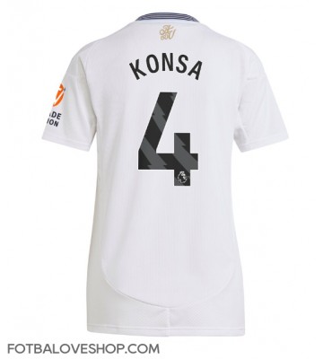 Aston Villa Ezri Konsa #4 Dámské Venkovní Dres 2024-25 Krátký Rukáv